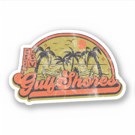 Gulf Shores, Alabama Sticker (Voorkant)