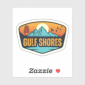 Gulf Shores, Alabama Sticker (Vel)