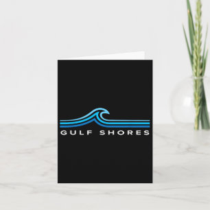 Gulf Shores Alabama Waves Mannen vrouwen Kaart