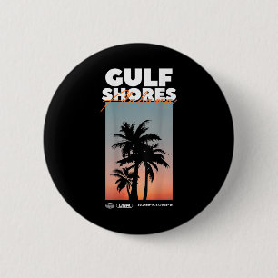 Gulf Shores - Alabama zomervakantie in de Verenigd Ronde Button 5,7 Cm