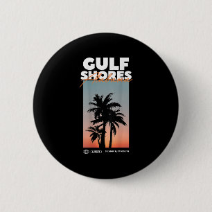 Gulf Shores - Alabama zomervakantie in de Verenigd Ronde Button 5,7 Cm