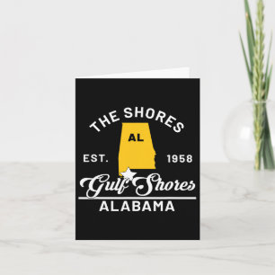Gulf Shores Alabyma Al Het souvenir aan de oevers Kaart
