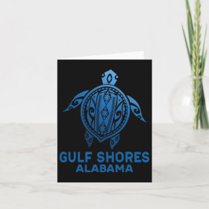 Gulf Shores Alabyma Tribyl Tattoo Blauw Zee Schild Kaart