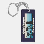 Gulf Shores Beach Alabama Sleutelhanger (Voorkant Links)