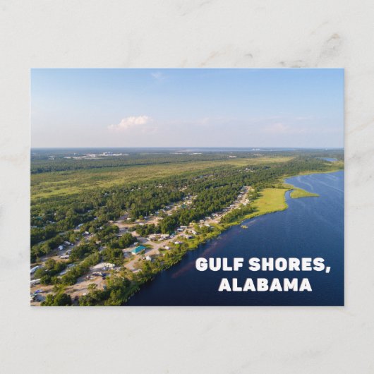 Gulf Shores, briefkaart Alabama (Voorkant)