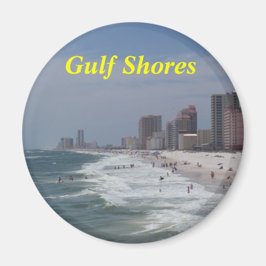 Gulf Shores magneet (Voorkant)