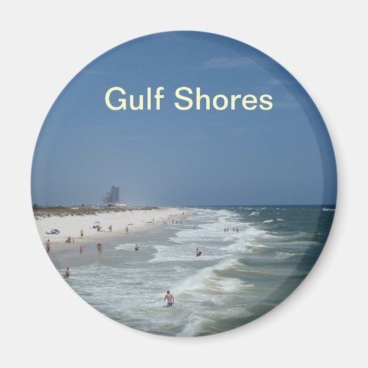 Gulf Shores magneet (Voorkant)