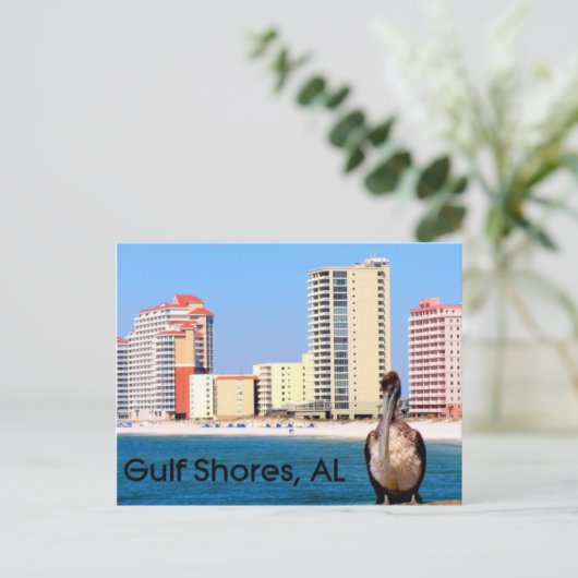 GULF SHORES Pier Carte postale (Debout devant)