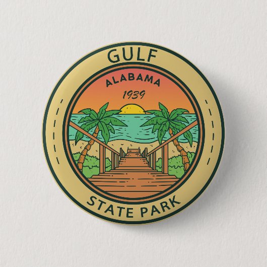 Gulf State Park Alabama Circle Badge (Devant)