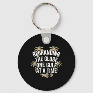 Gulf USA America Humorous Trump Patriotic 2025 Sleutelhanger