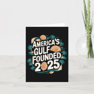 Gulf USA Amerika Humorous Trump Patriotic 2025 PRI Kaart