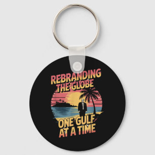 Gulf USA Amerika Humorous Trump Patriotic 2025 PRI Sleutelhanger