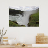 Gulfoss Waterfall Poster (Keuken)