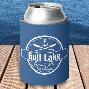 Gull Lake Minnesota-anker, peddels-stad en naam Blikjeskoeler