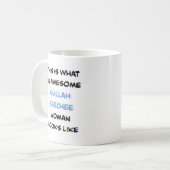 gullah geechee woman, awesome coffee mug (Devant gauche)