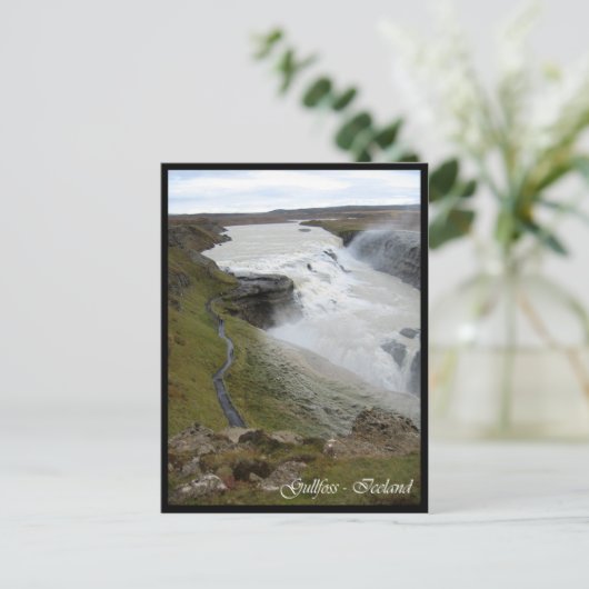 Gullfoss Briefkaart (Staand voorkant)