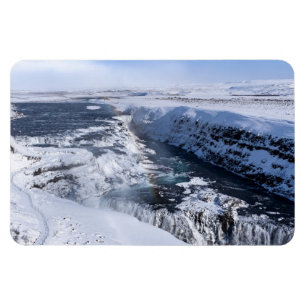 Gullfoss Herfsten Waterval Magneet