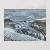 Gullfoss Waterfall, IJsland Briefkaart (Voorkant)