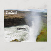 Gullfoss waterval - Zuidwest-IJsland Briefkaart (Voorkant)