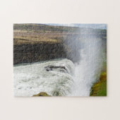 Gullfoss waterval - Zuidwest-IJsland Legpuzzel (Horizontaal)