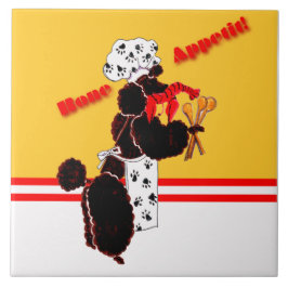 Gulliver's Angels Bone Appetit Tile Trivet Tegeltje