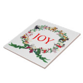 Gullivers Angels Ceramic Holiday Tile Trivet Tegeltje (Zijkant)