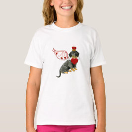 Gulliver's Angels Dachshund Valentijn Kinder Hoodi