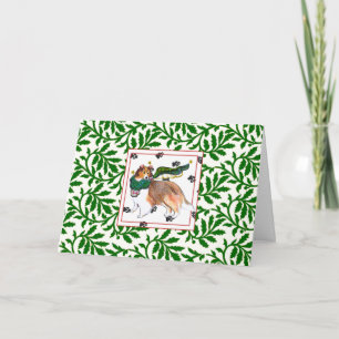 Gulliver's Angels Sheltie NOEL Vakantie Kaart