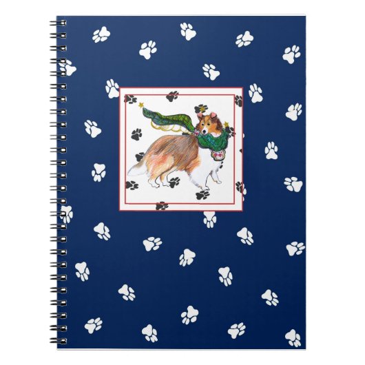 Gulliver's Angels Sheltie Notebook Notitieboek (Voorkant)