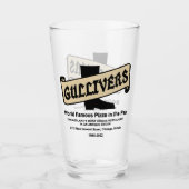 Gullivers Pizza & Restaurant, Chicago Glas (Voorkant)