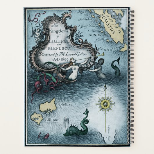 Gulliver's Travels van Jonathan Swift Planner (Achterkant)