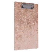 Gullle roos glitter marmer klembord (Rechts)