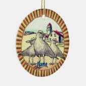 Gulls Lighthouse Keramisch Ornament (Rechts)