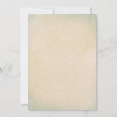 Gum arbre feuilles élégants invitations de mariage (Dos)