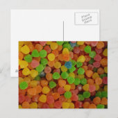 Gum Drops Sweets Briefkaart (Voorkant / Achterkant)