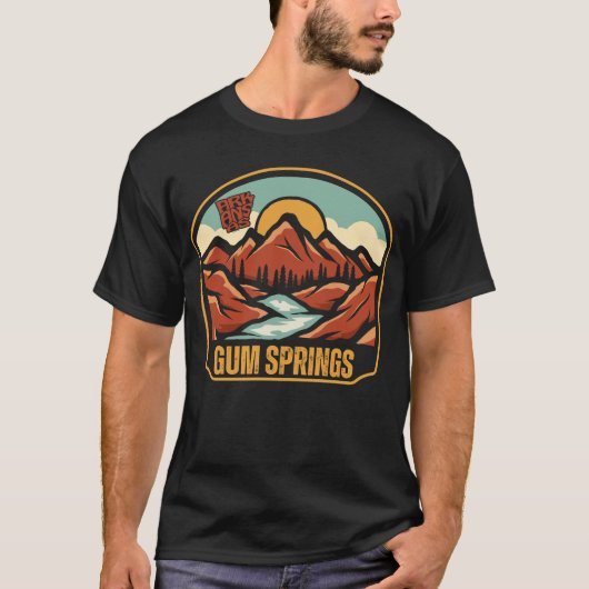 Gum Springs, T-shirt Arkansas (Devant)