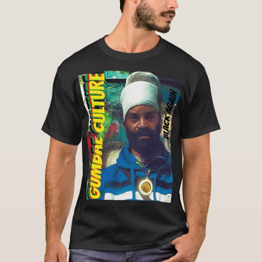 GUMBAE CULTURE T-shirt noir basique (Devant)