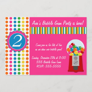 Gumball Invite Kaart