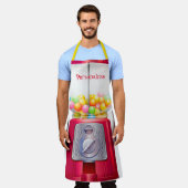 Gumball machine bubblegum  schattig rood schort (Gedragen)