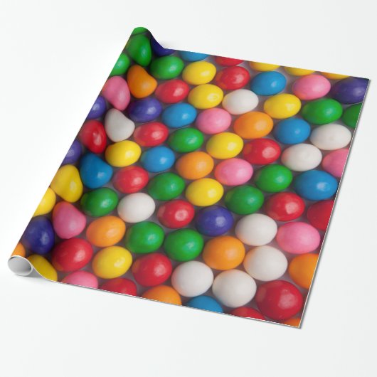 Gumballs Cadeaupapier (Uitgerold)