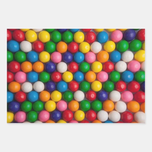 Gumballs Inpakpapier Vel (Voorkant)