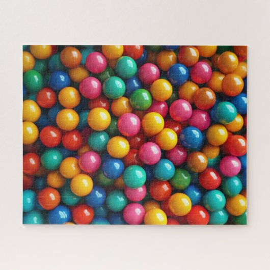 Gumballs Kleurrijke Gum en Snoep Legpuzzel (Horizontaal)