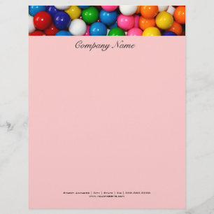 Gumballs Letterhead Briefhoofd Ontwerp
