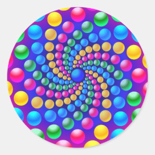 Gumballs Ronde Sticker