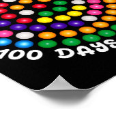 Gumballs voor 100 dagen school poster (Hoek)