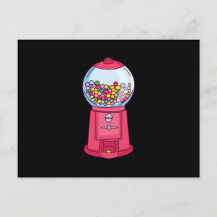 Gumbalmachine Briefkaart
