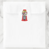 Gumbalmachine Ronde Sticker (Tas)