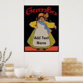  Gumbo Cook Poster (Keuken)