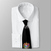 Gumbo King Mardi Gras Uitzicht Hints alstublieft Stropdas (Gebonden)