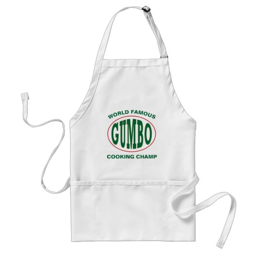 GUMBO Oval Standaard Schort (Voorkant)